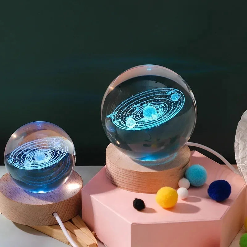 Veilleuse Boule de Cristal Galaxie