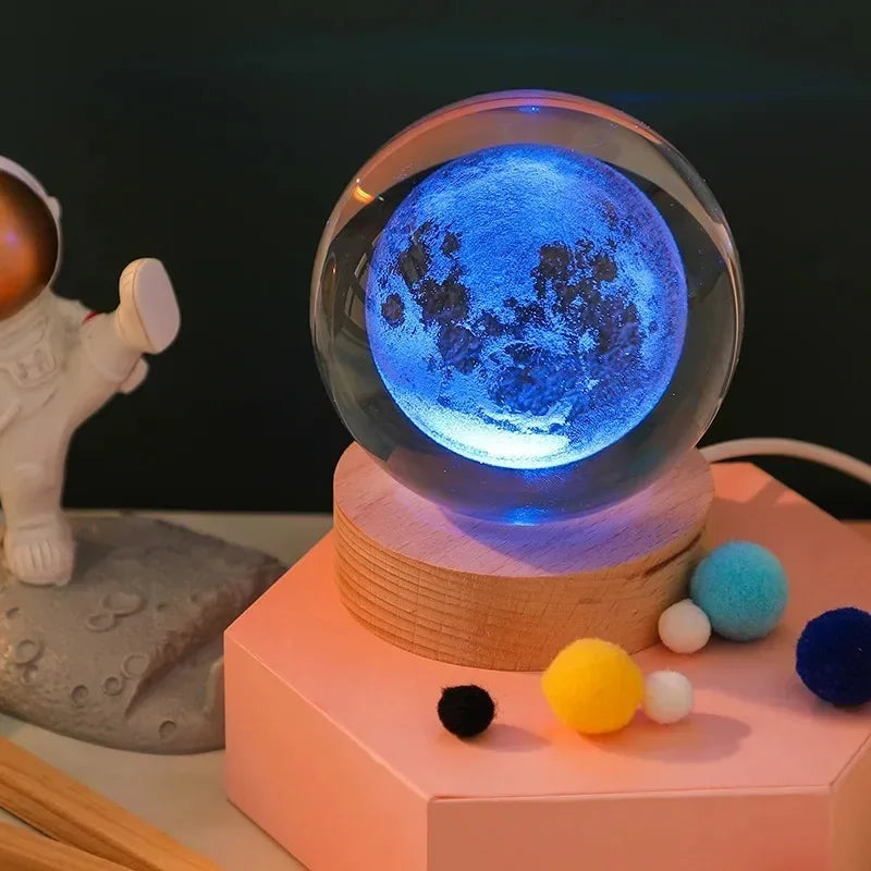 Veilleuse Boule de Cristal Galaxie