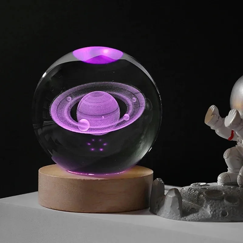 Veilleuse Boule de Cristal Galaxie