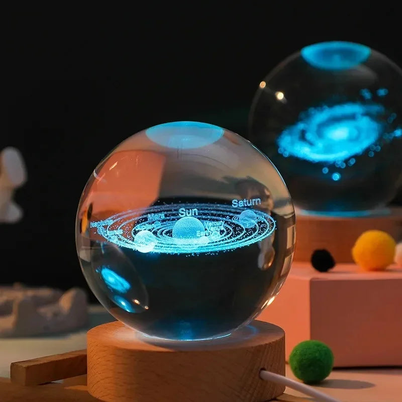 Veilleuse Boule de Cristal Galaxie