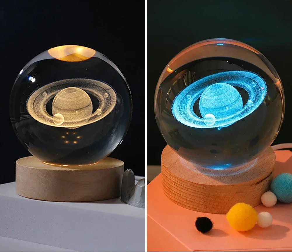 Veilleuse Boule de Cristal Galaxie