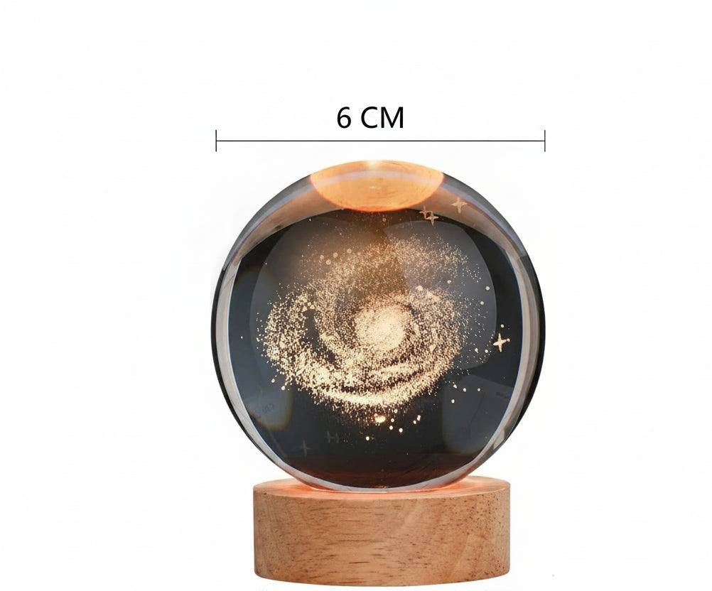 Veilleuse Boule de Cristal Galaxie