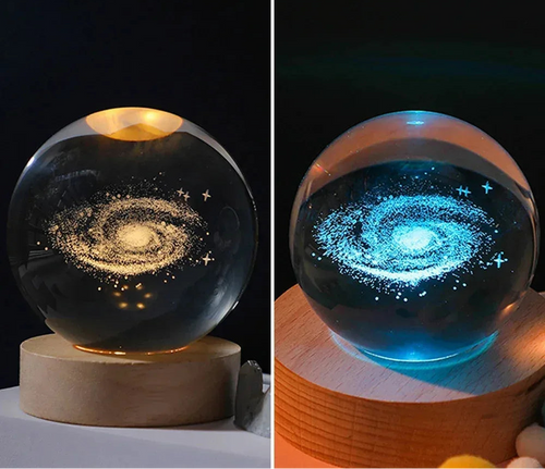 Veilleuse Boule de Cristal Galaxie