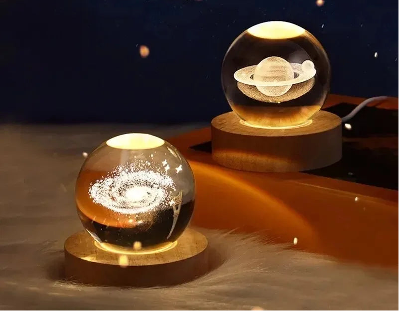 Veilleuse Boule de Cristal Galaxie
