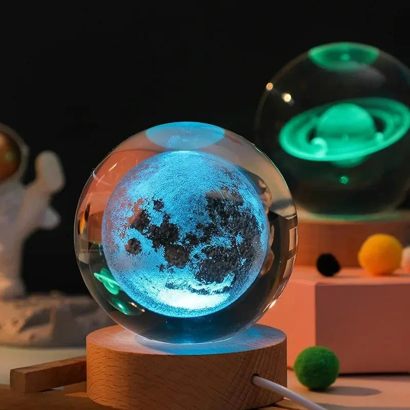 Veilleuse Boule de Cristal Galaxie