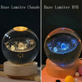 Veilleuse Boule de Cristal Galaxie