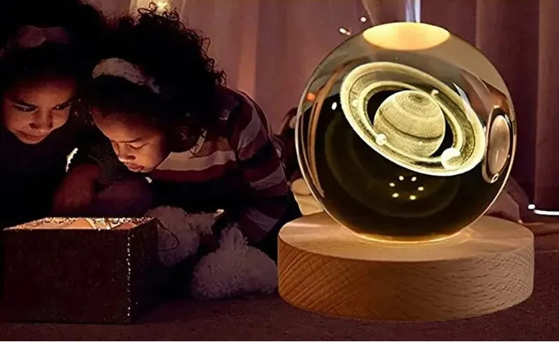 Veilleuse Boule de Cristal Galaxie