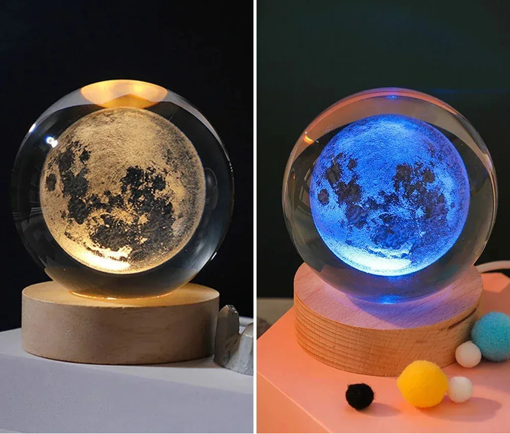 Veilleuse Boule de Cristal Galaxie