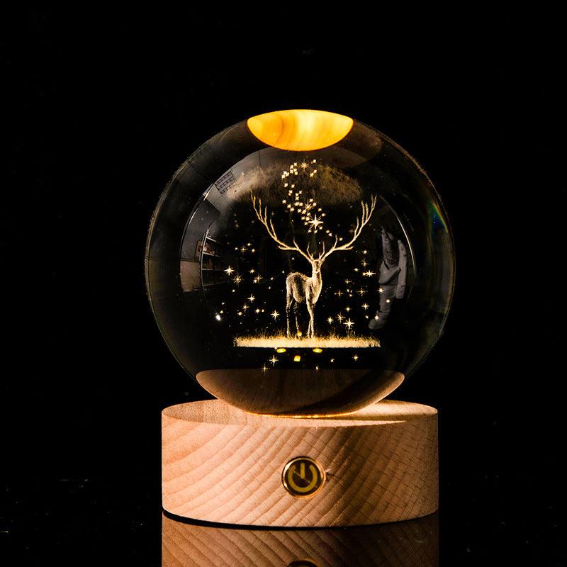 Veilleuse Boule de Cristal — Cerf